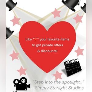 LIKE “❤️” Your Favorite Items to receive exclusive offers and discounts!